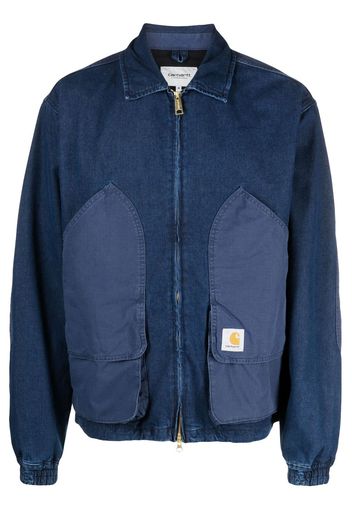 Carhartt WIP denim zip-up shirt jacket - Blu