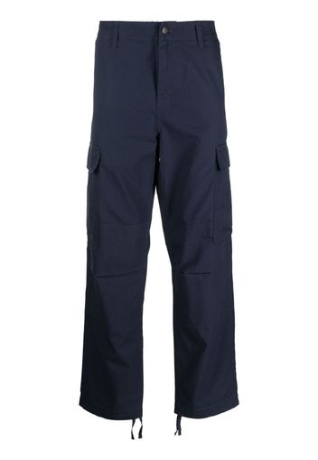 Carhartt WIP cargo-pockets straight-leg trousers - Blu