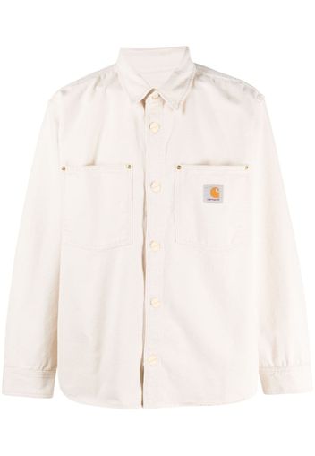 Carhartt WIP Camicia con applicazione - Bianco