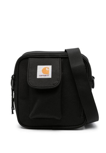 Carhartt WIP Essentials logo-patch messenger bag - Nero