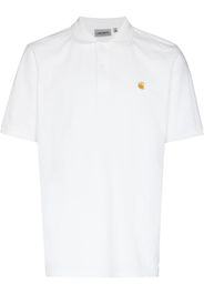 Carhartt WIP embroidered-logo polo shirt - Bianco