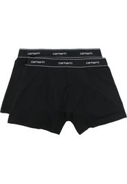 Carhartt WIP two-pack logo-print waistband boxers - Nero