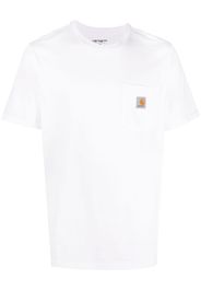 Carhartt WIP logo-patch cotton T-shirt - Bianco