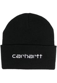 Carhartt WIP Script logo-embroidered beanie - Nero
