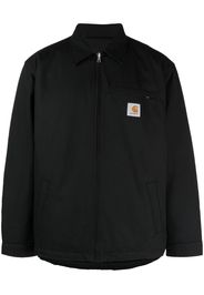 Carhartt WIP logo-patch zip-up jacket - Nero