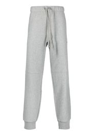 Carhartt WIP embroidered-logo cotton trackpants - Grigio