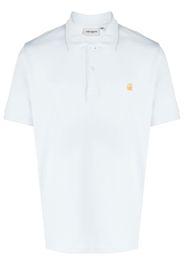 Carhartt WIP embroidered-logo polo shirt - Blu