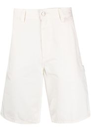 Carhartt WIP logo-patch cotton shorts - Bianco