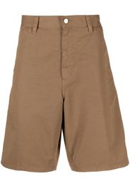 Carhartt WIP Single Knee cotton shorts - Marrone