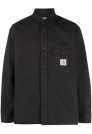 Carhartt WIP logo-patch cotton shirt - Nero