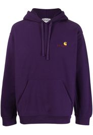 Carhartt WIP logo-embroidered hoodie - Viola