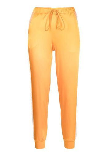 Carine Gilson tapered silk trousers - Arancione