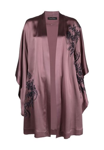 Carine Gilson Kimono Calais-Caudry con maniche a farfalla - Viola