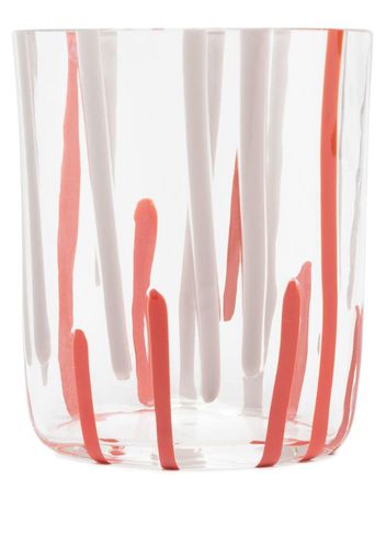 abstract stripe print glass