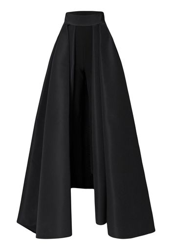 Carolina Herrera layered high-waited skirt trousers - Nero