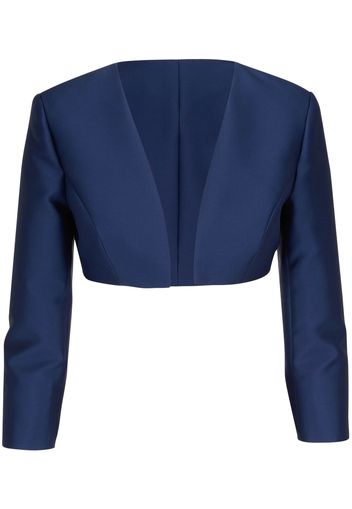 Carolina Herrera Giacca crop - Blu