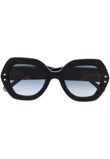 Carolina Herrera oversized geometric-frame sunglasses - Nero