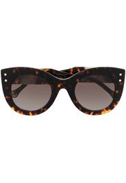 Carolina Herrera cat-eye frame sunglasses - Marrone