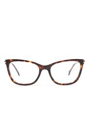 Carolina Herrera tortoiseshell-effect square-frame glasses - Marrone