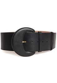 Carolina Herrera Demi Lune leather belt - Nero