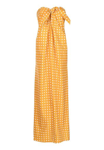 Caroline Constas Kaia polka-dot maxi dress - Giallo