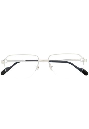 Cartier Eyewear Occhiali squadrati - Argento