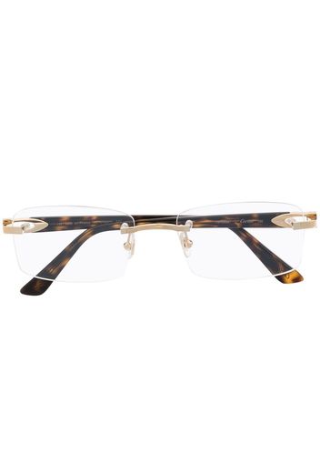 Cartier Eyewear CT0287O frameless glasses - Marrone