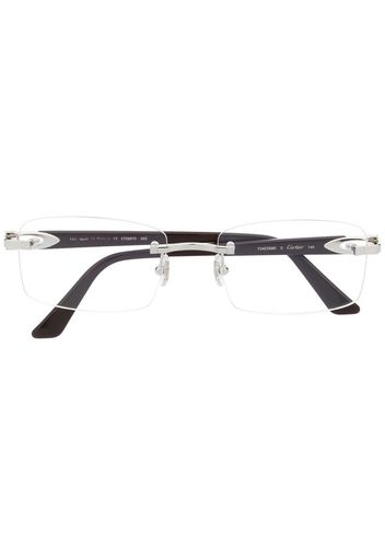 Cartier Eyewear CT0287O frameless glasses - Rosso