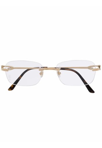 Cartier Eyewear rectangle-frame glasses - Oro