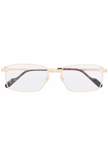 Cartier Eyewear rectangular-frame sunglasses - Oro