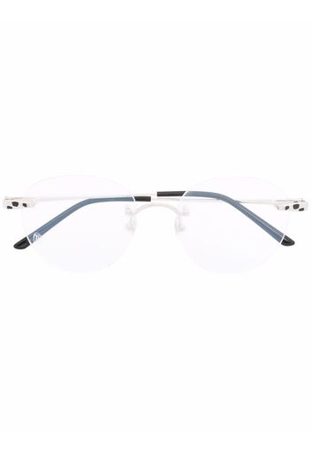 Cartier Eyewear round rimless glasses - Argento