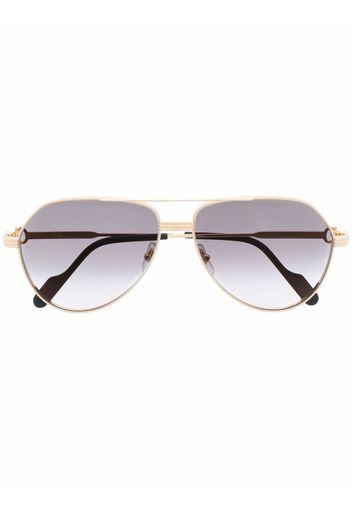 Cartier Eyewear Occhiali da sole modello aviator - Oro