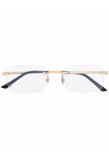 Cartier Eyewear rimless square eyeglasses - Oro