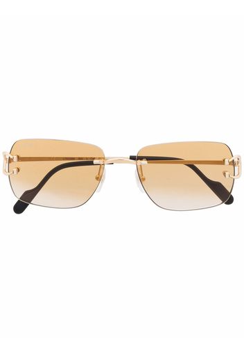 Cartier Eyewear square-frame sunglasses - Oro
