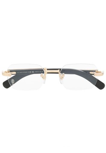 Cartier Eyewear frameless rectangular sunglasses - Oro