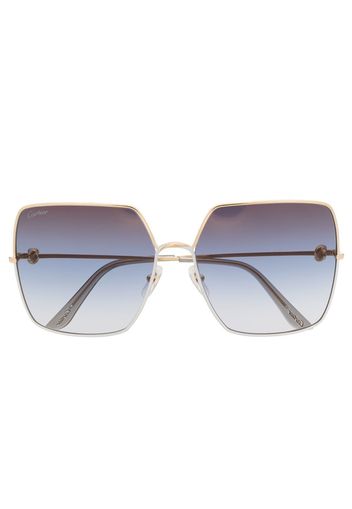 Cartier Eyewear oversized-frame gradient sunglasses - Oro