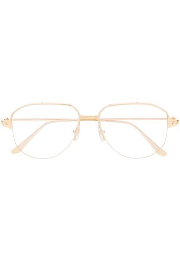 Cartier Eyewear pilot-frame glasses - Oro