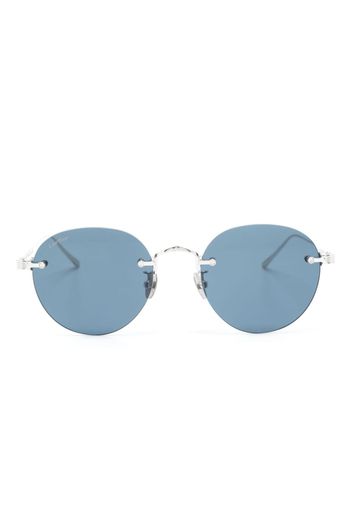 Cartier Eyewear round-frame tinted sunglasses - Argento