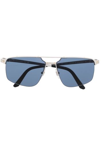 Cartier Eyewear Occhiali da sole con montatura stile pilota - Argento