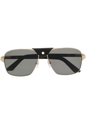 Cartier Eyewear pilot-frame sunglasses - Nero