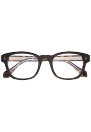 Cartier Eyewear Occhiali tondi con effetto tartarugato - Marrone