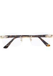 Cartier Eyewear CT0287O frameless glasses - Marrone