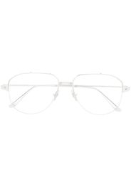 Cartier Eyewear pilot-frame glasses - Argento