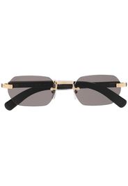 Cartier Eyewear rectangle tinted sunglasses - Nero