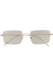 Cartier Eyewear Occhiali da sole squadrati Signature C de Cartier Precious - Oro