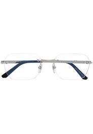 Cartier Eyewear logo-engraved frameless glasses - Argento