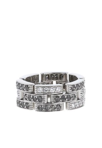 18kt white gold diamond Maillon Panthère ring