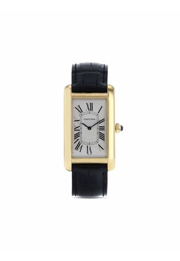 Cartier Orologio Tank Américaine 15mm Pre-owned anni '90 - Bianco