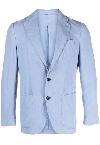 Caruso notched-lapels single-breasted blazer - Blu