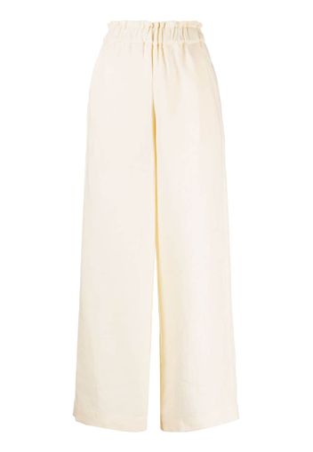 casa raki Natalia linen trousers - Toni neutri